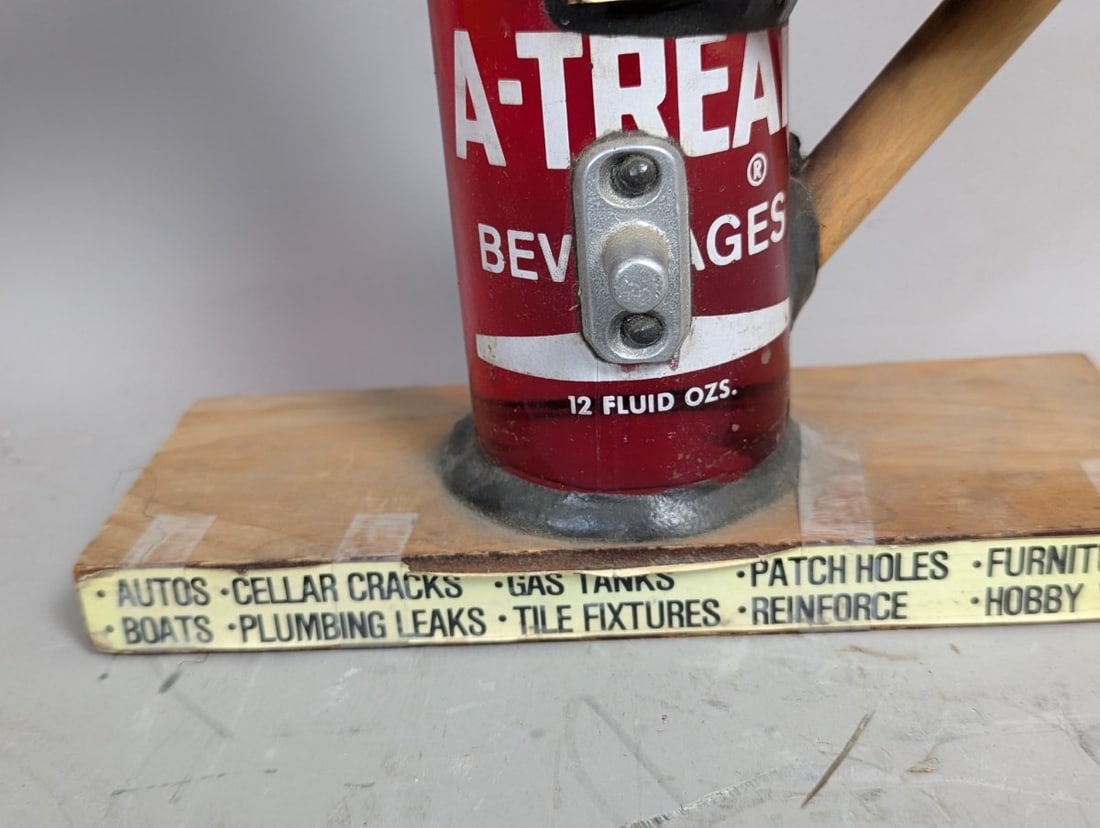 Vintage PC-7 Epoxy Paste Folk Art Store Display Unique Allentown Advertising Piece - 5
