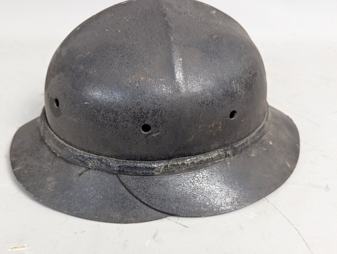 WWII British Zuckerman Civilian Protective Helmet Liner and Chinstrap - 2