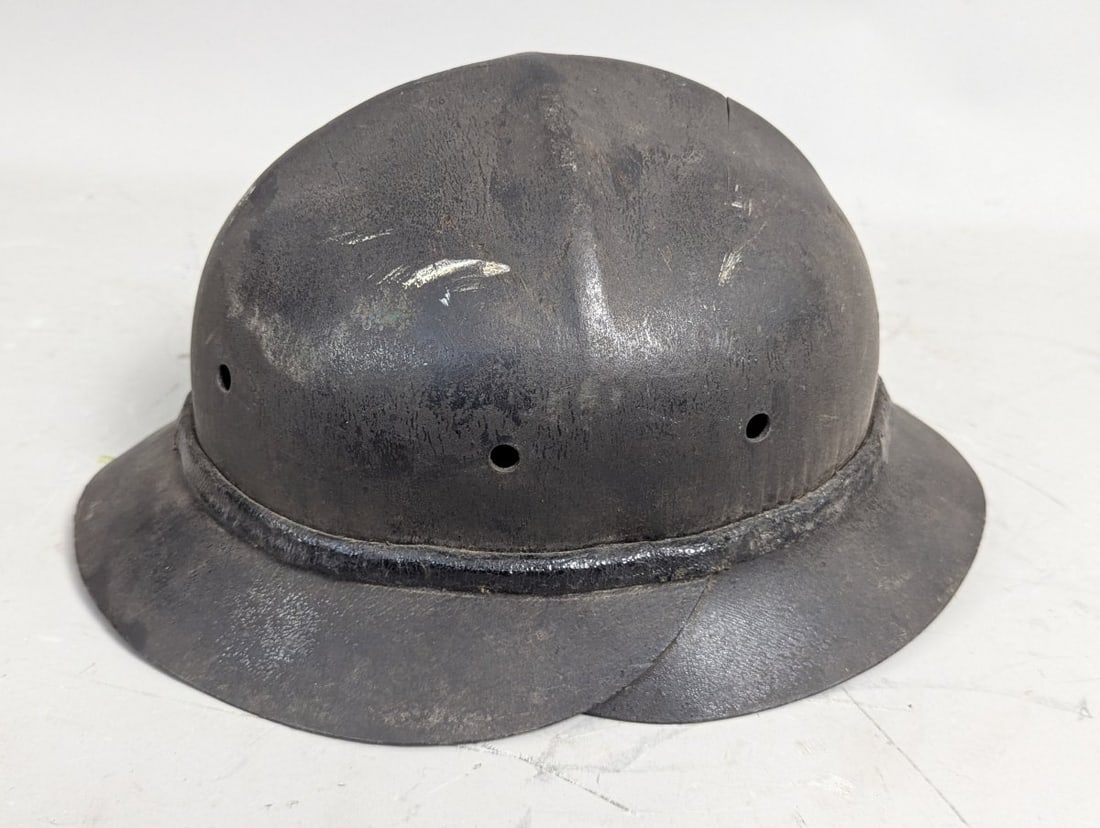 WWII British Zuckerman Civilian Protective Helmet Liner and Chinstrap - 4