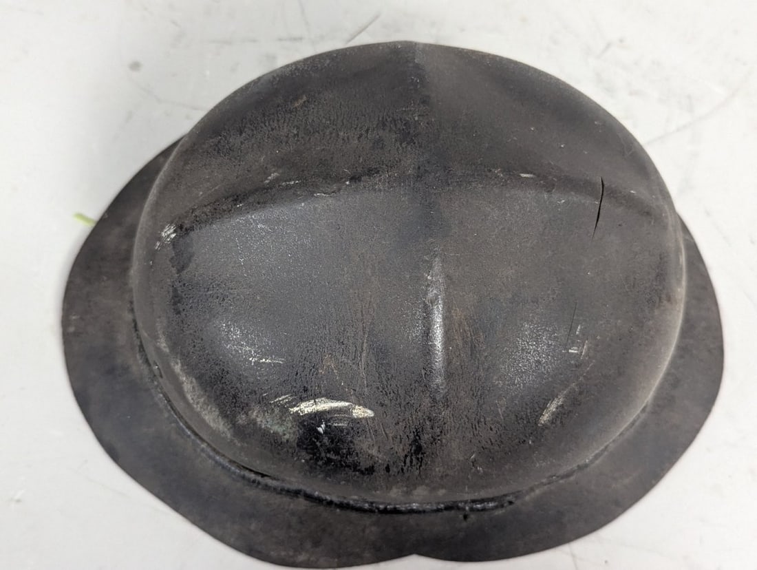 WWII British Zuckerman Civilian Protective Helmet Liner and Chinstrap - 5