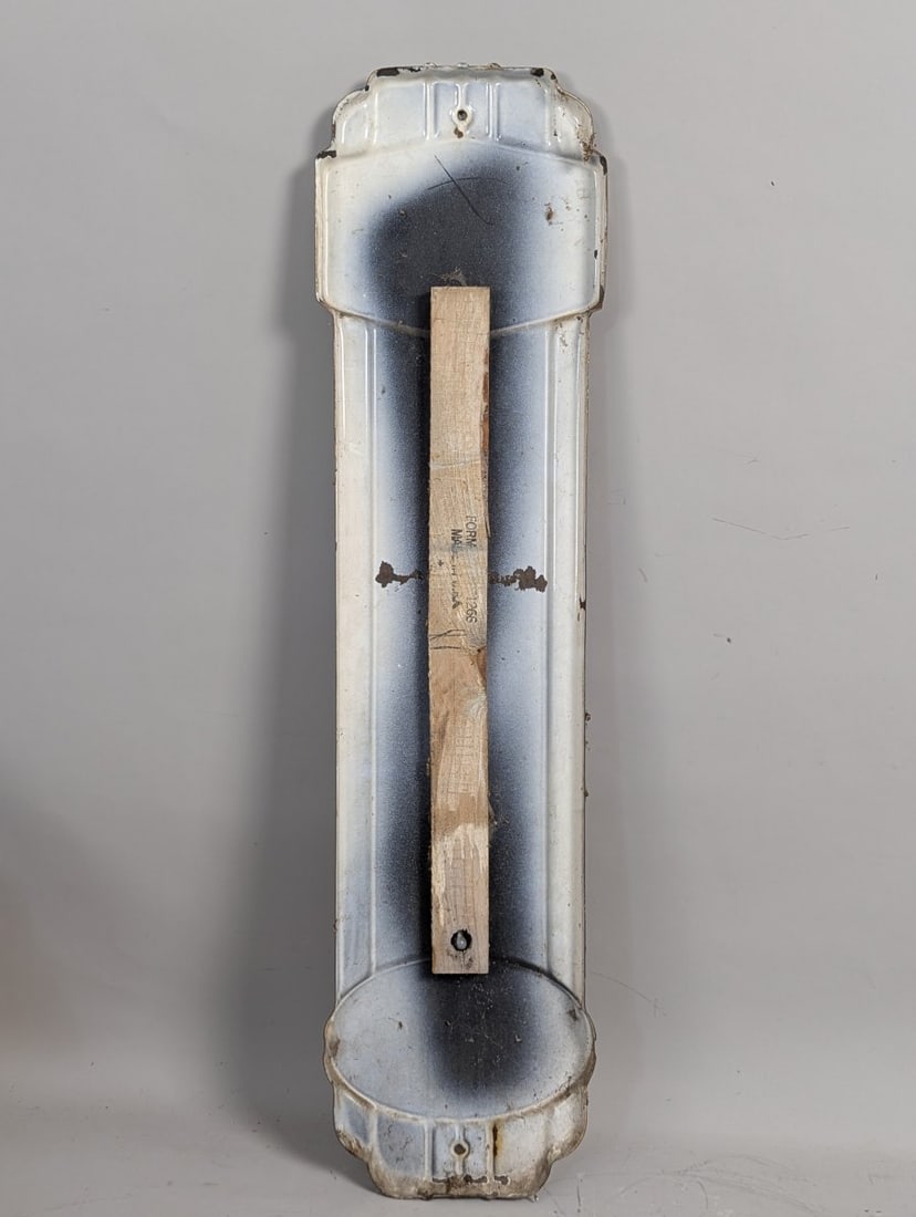 Vintage Prestone Anti-Freeze Porcelain Thermometer Sign Classic American Automobilia - 6