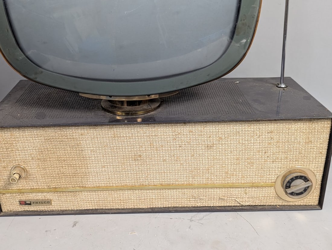 Vintage 1958 Philco Predicta Tandem Television Mid-Century Modern Collectible Design - 3