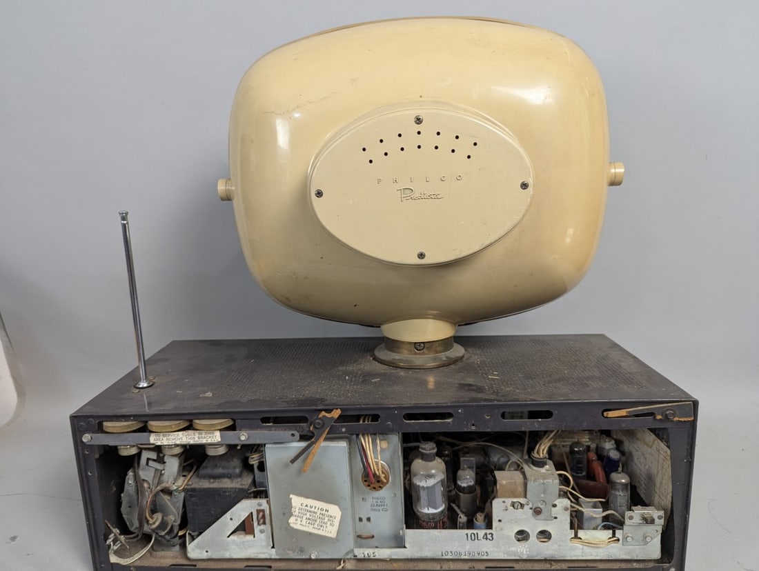 Vintage 1958 Philco Predicta Tandem Television Mid-Century Modern Collectible Design - 7