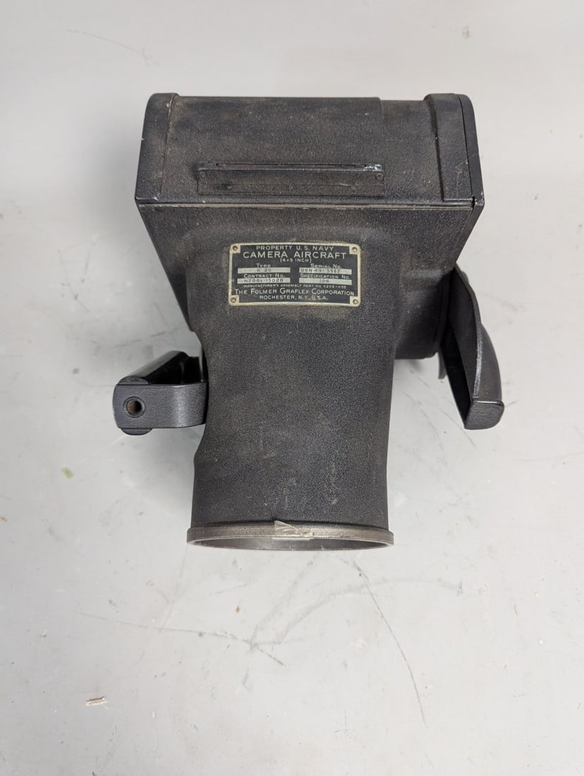 Folmer Graflex K-20 U.S. Navy Aircraft Camera Vintage WWII Collectible - 2