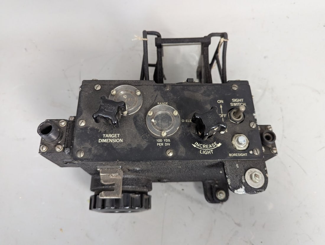 Sperry Gyroscope Co. WW2 Type K-9 Sighting Head Authentic Military Artifact - 2