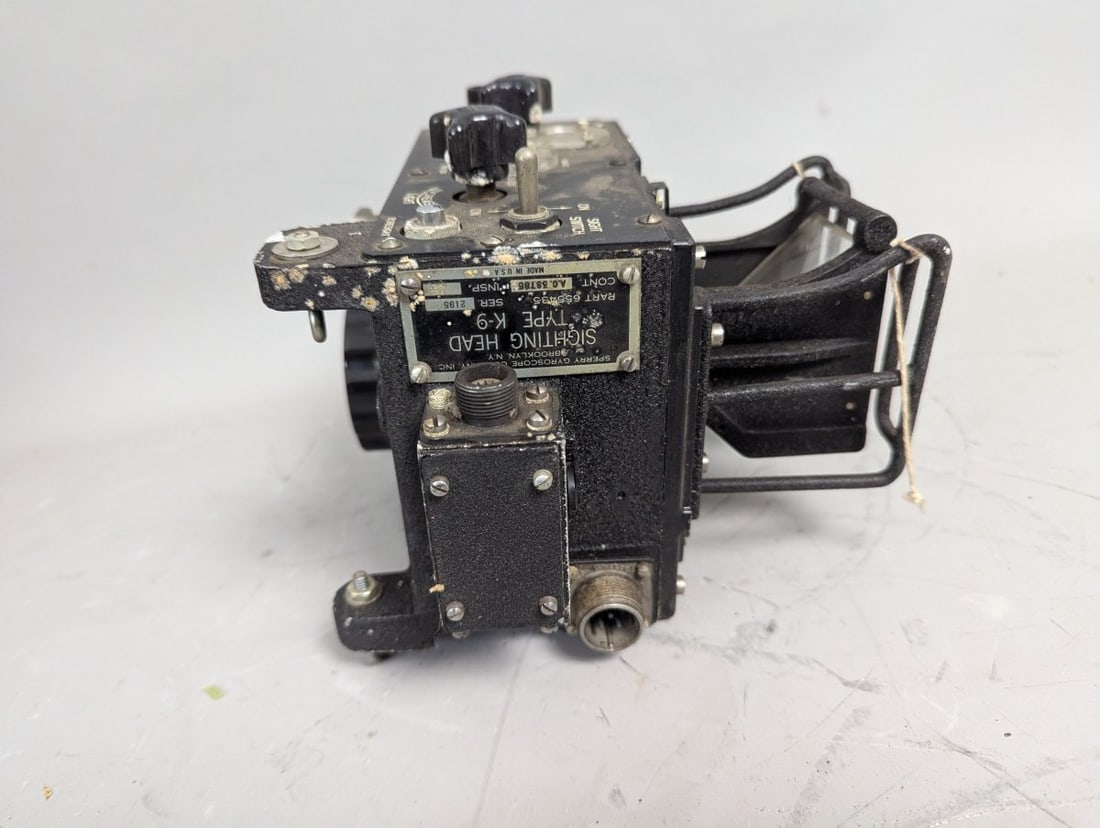Sperry Gyroscope Co. WW2 Type K-9 Sighting Head Authentic Military Artifact - 3