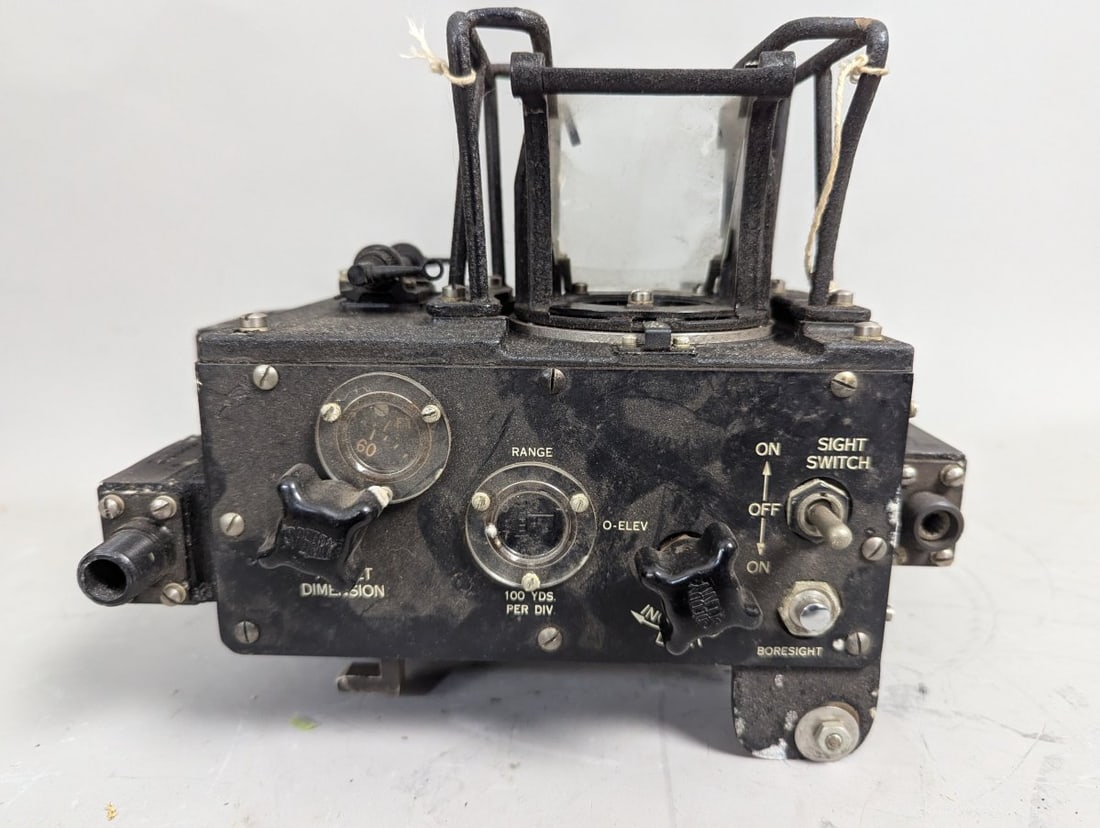 Sperry Gyroscope Co. WW2 Type K-9 Sighting Head Authentic Military Artifact - 7