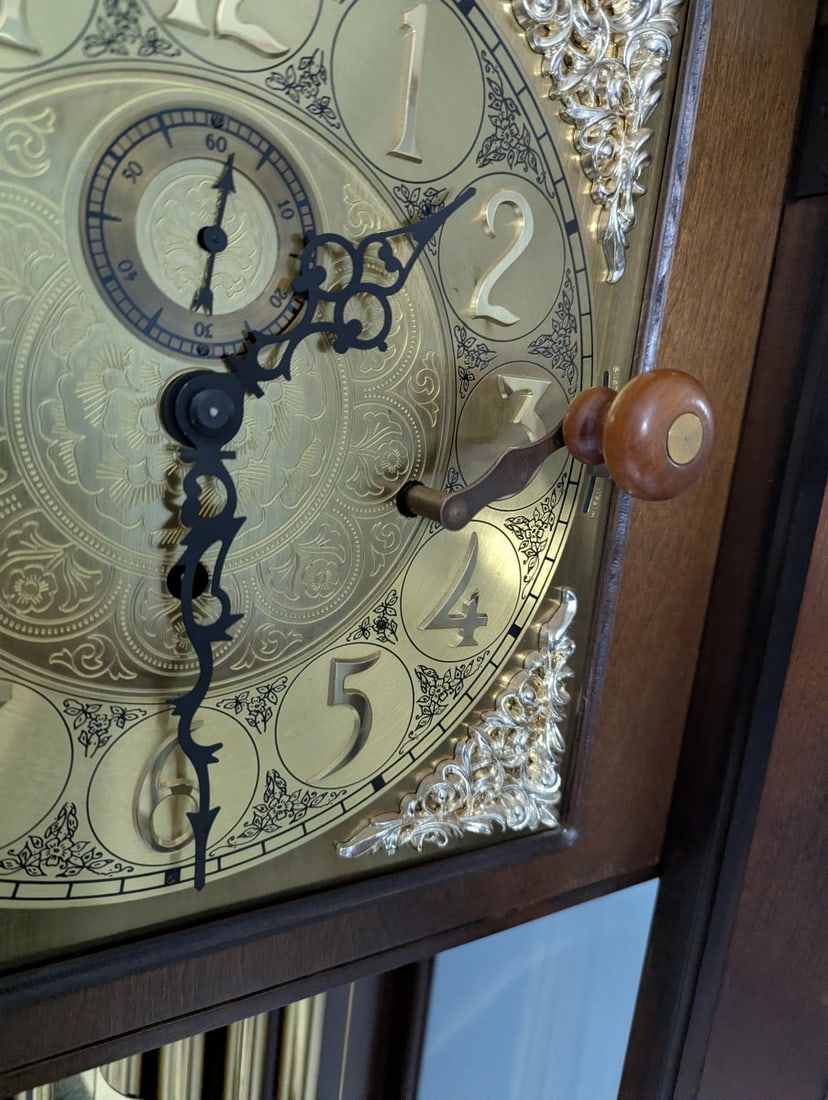 Howard Miller Grandfather Clock Model 610-199 Classic Triple Chime with Pendulum - 13