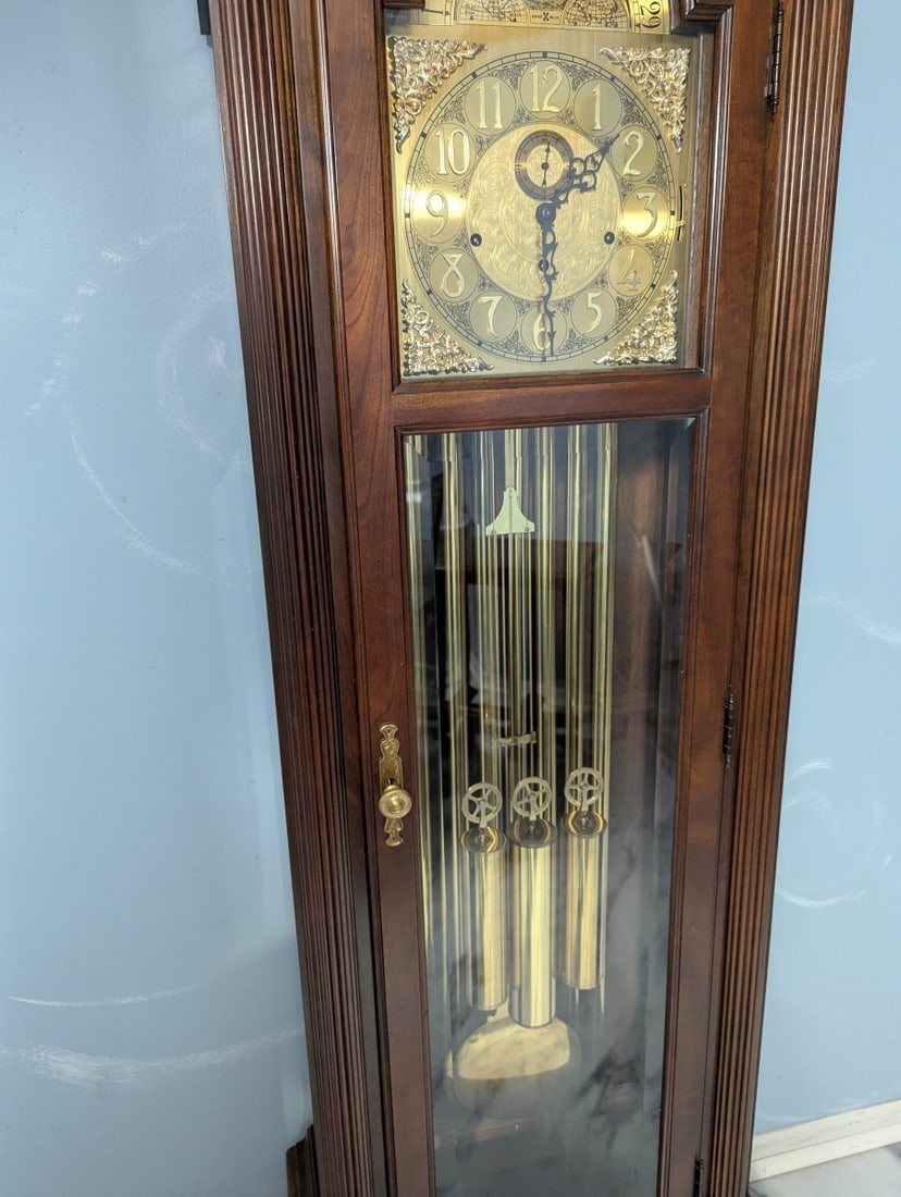 Howard Miller Grandfather Clock Model 610-199 Classic Triple Chime with Pendulum - 3