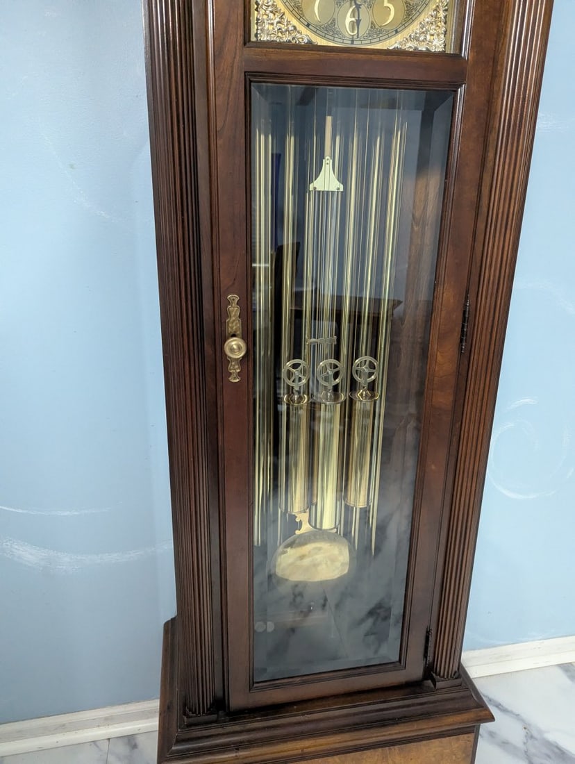 Howard Miller Grandfather Clock Model 610-199 Classic Triple Chime with Pendulum - 4