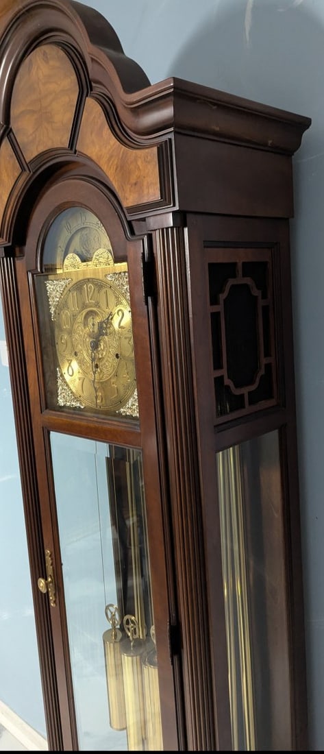 Howard Miller Grandfather Clock Model 610-199 Classic Triple Chime with Pendulum - 8