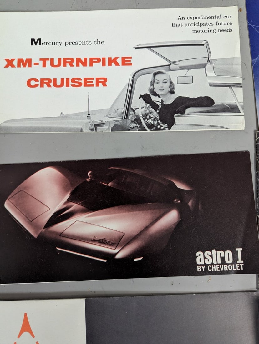 Vintage Concept Car Brochures Collection Lot of 15 Americana Retro Design 50s 60s - 2