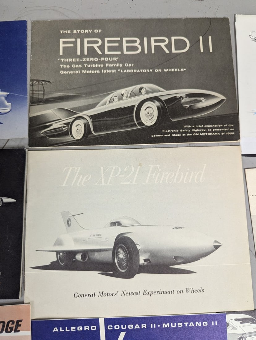 Vintage Concept Car Brochures Collection Lot of 15 Americana Retro Design 50s 60s - 4