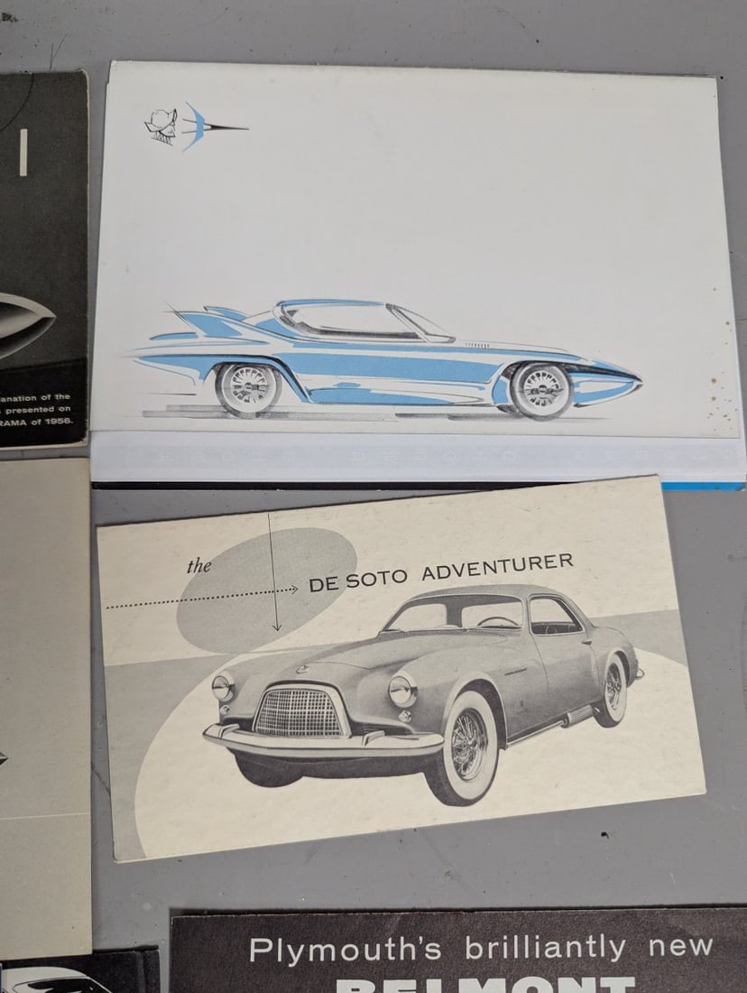 Vintage Concept Car Brochures Collection Lot of 15 Americana Retro Design 50s 60s - 5