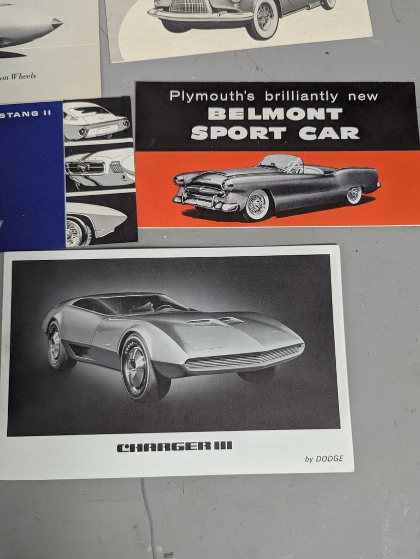 Vintage Concept Car Brochures Collection Lot of 15 Americana Retro Design 50s 60s - 6