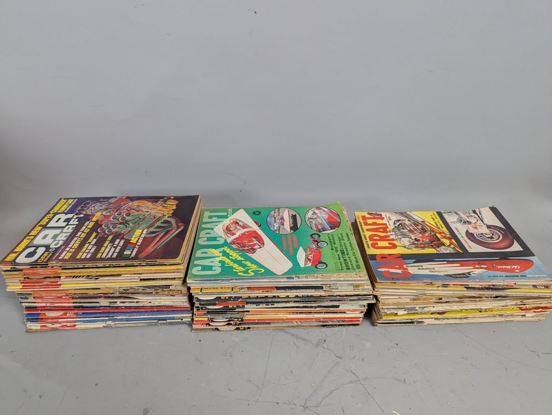 Lot of 96 Vintage Car Craft Issues from 1959-1969: **Important** Please read below description on how to avoid high shipping costs. Lot of 96 issues from from Car Craft1959 to 1969, This collection includes some duplicates and several loose covers, ad