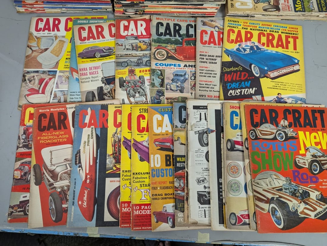 Lot of 96 Vintage Car Craft Issues from 1959-1969 - 2