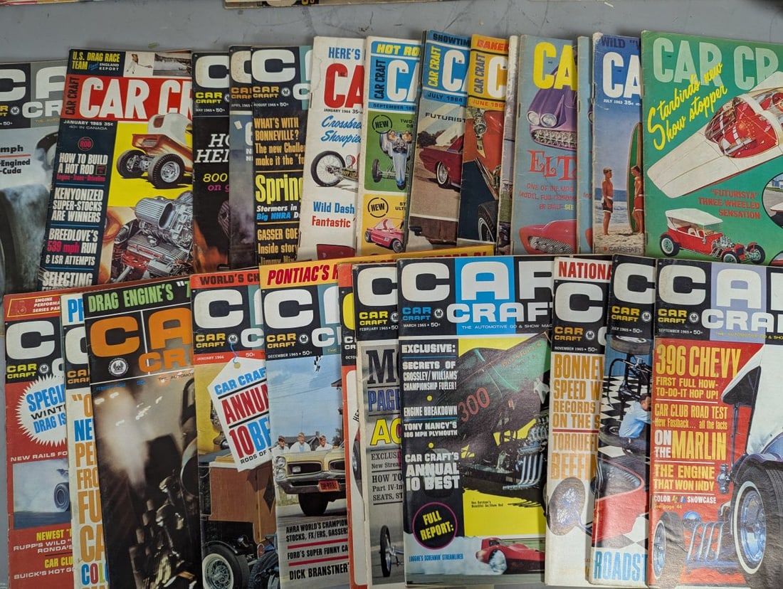 Lot of 96 Vintage Car Craft Issues from 1959-1969 - 3