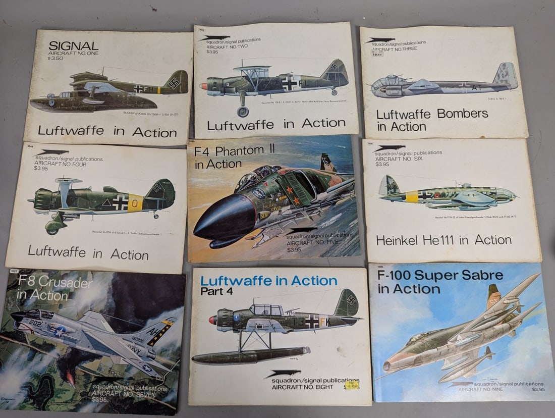 Squadron/Signal Publications Aircraft in Action Book Collection 1-36, 40, 41, 43 - 2