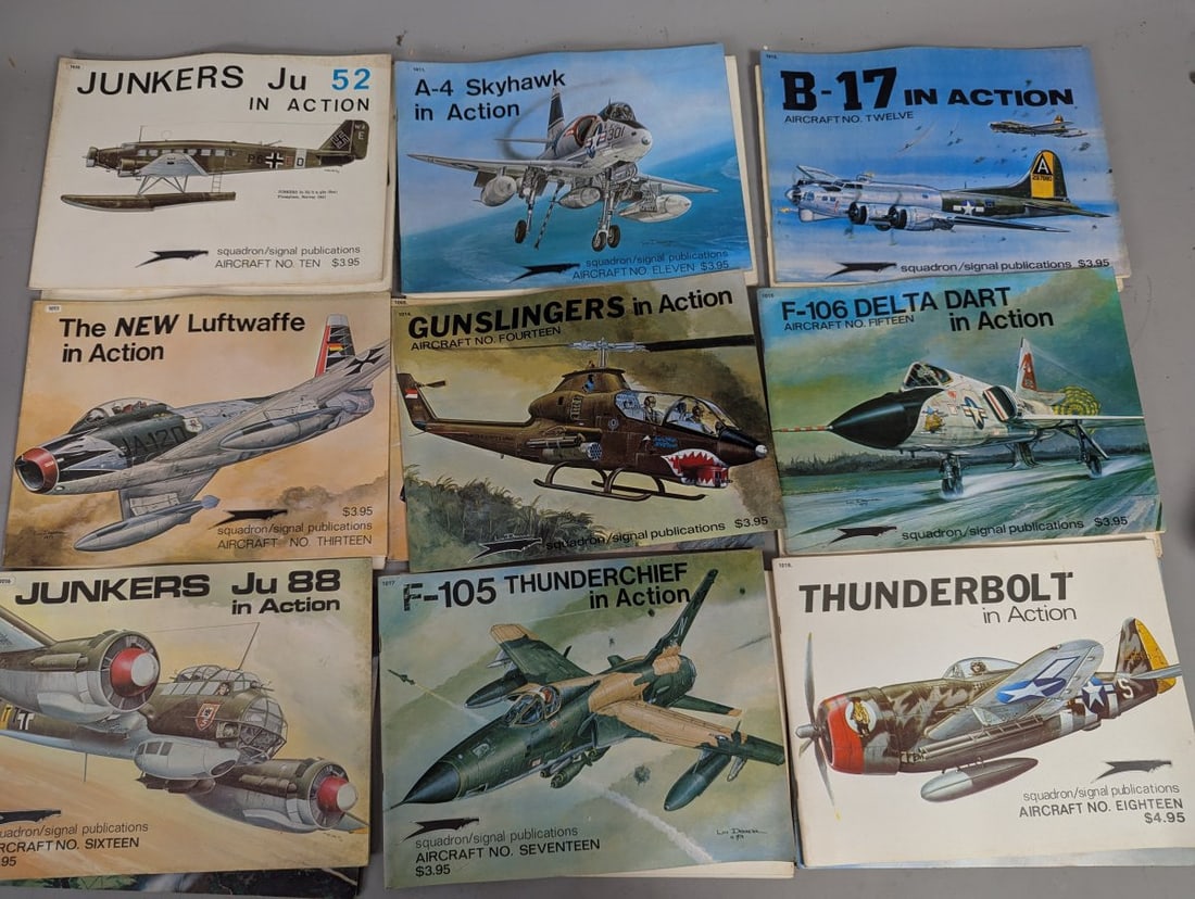 Squadron/Signal Publications Aircraft in Action Book Collection 1-36, 40, 41, 43 - 3