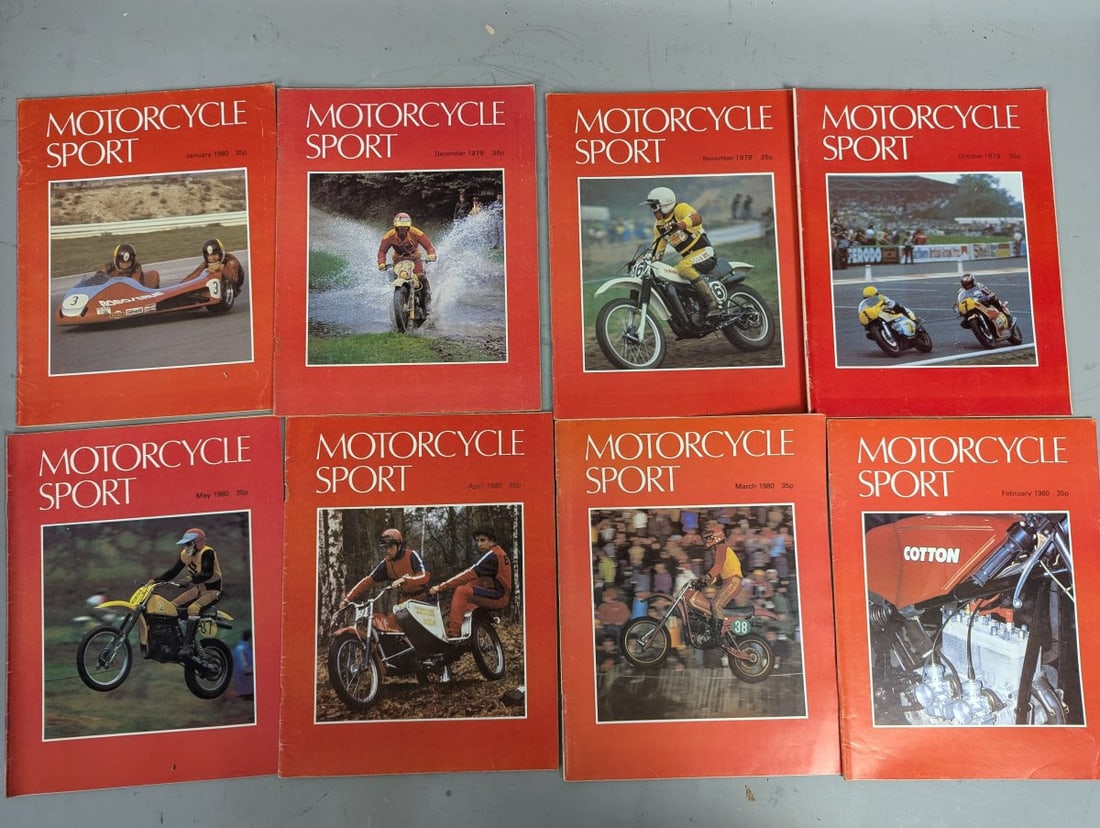 Lot of 50 Motorcycle Sport Magazines 1960s-1980s British Motorcycle Culture - 2