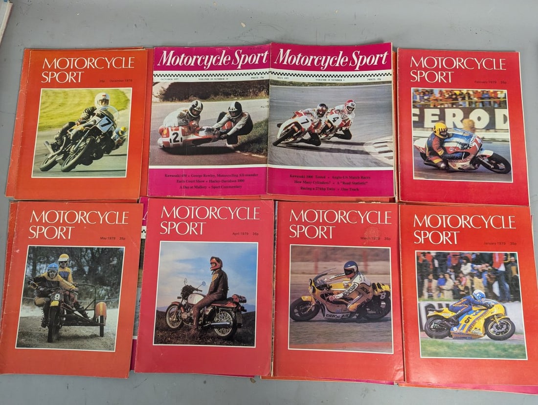 Lot of 50 Motorcycle Sport Magazines 1960s-1980s British Motorcycle Culture - 4