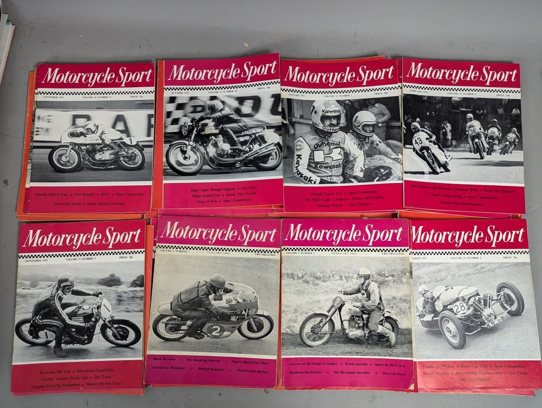 Lot of 50 Motorcycle Sport Magazines 1960s-1980s British Motorcycle Culture - 6