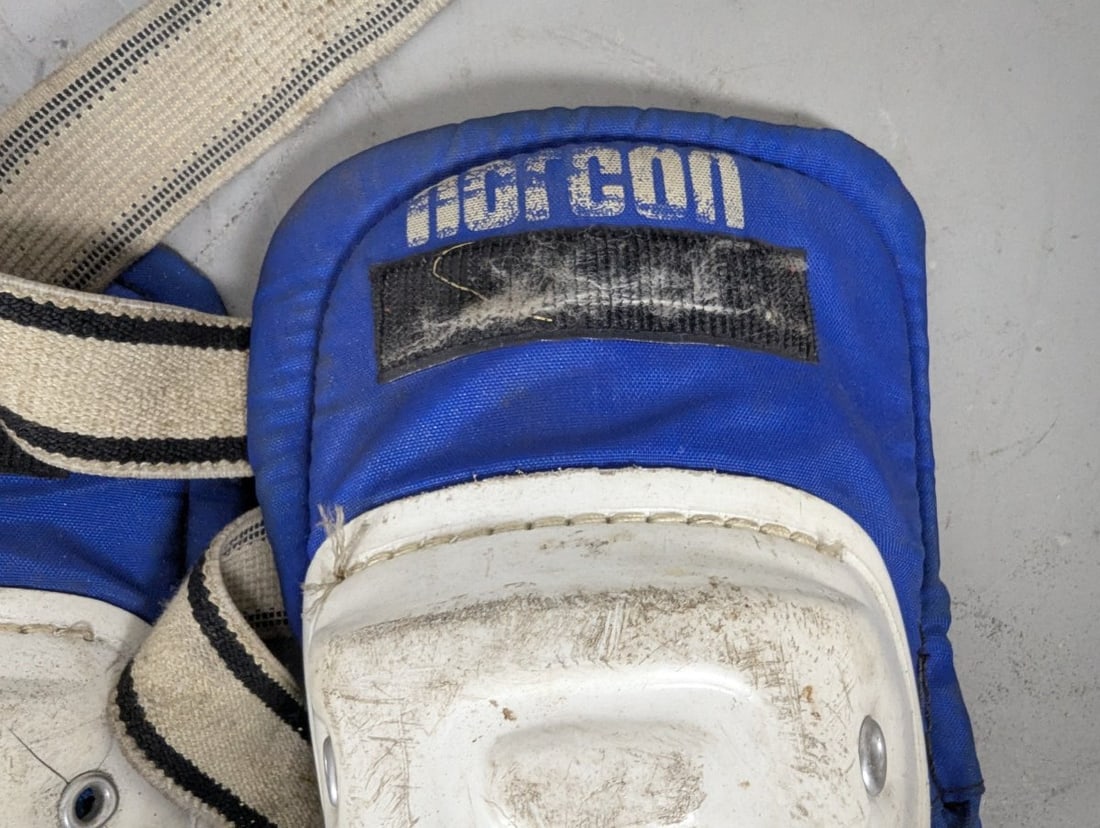 Vintage Norcon Hockey Knee Pads Pair Old School Collectible Gear 1970s-80s - 2