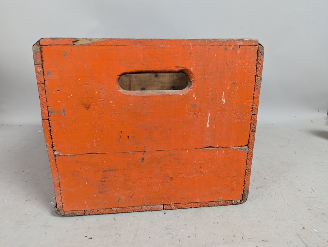 Vintage Red Rock Cola Wooden Crate Advertising Collectible from Westfield Wisconsin - 5