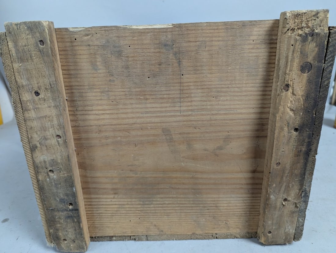 Collectible Vintage Republic Steel Corporation Upson Nut Division Wooden Crate Box - 4