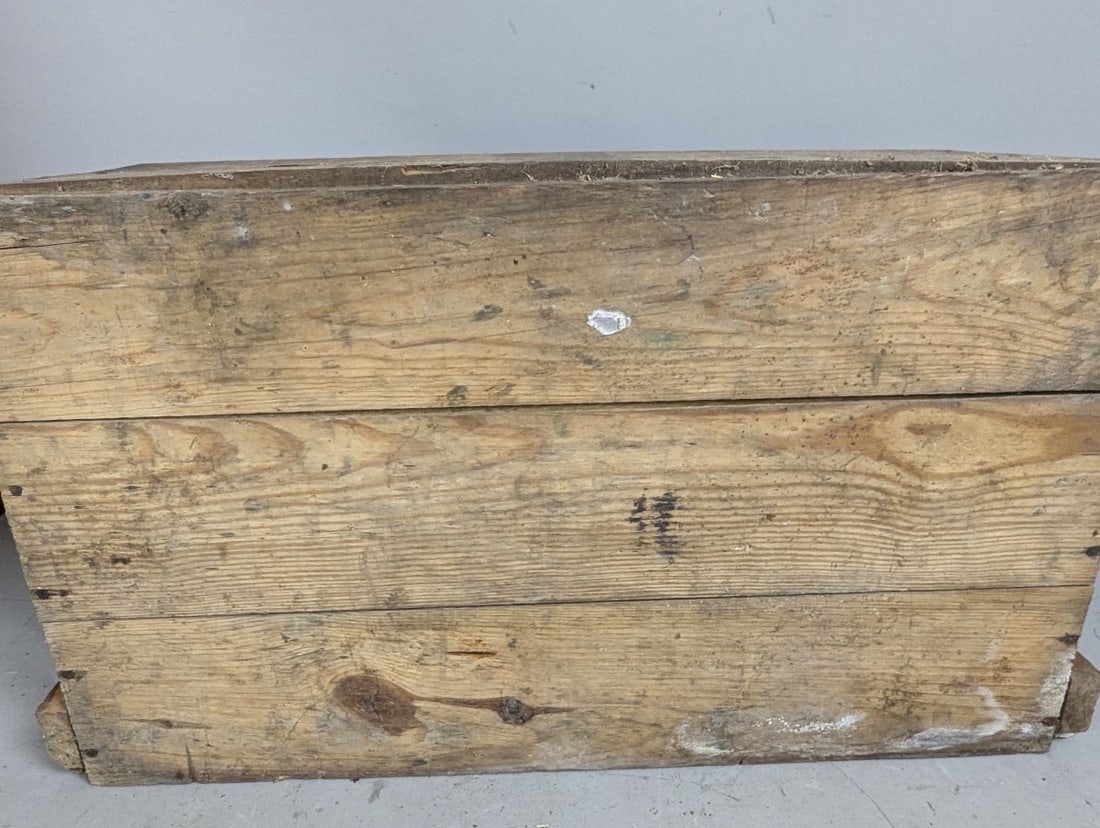 Collectible Vintage Republic Steel Corporation Upson Nut Division Wooden Crate Box - 7