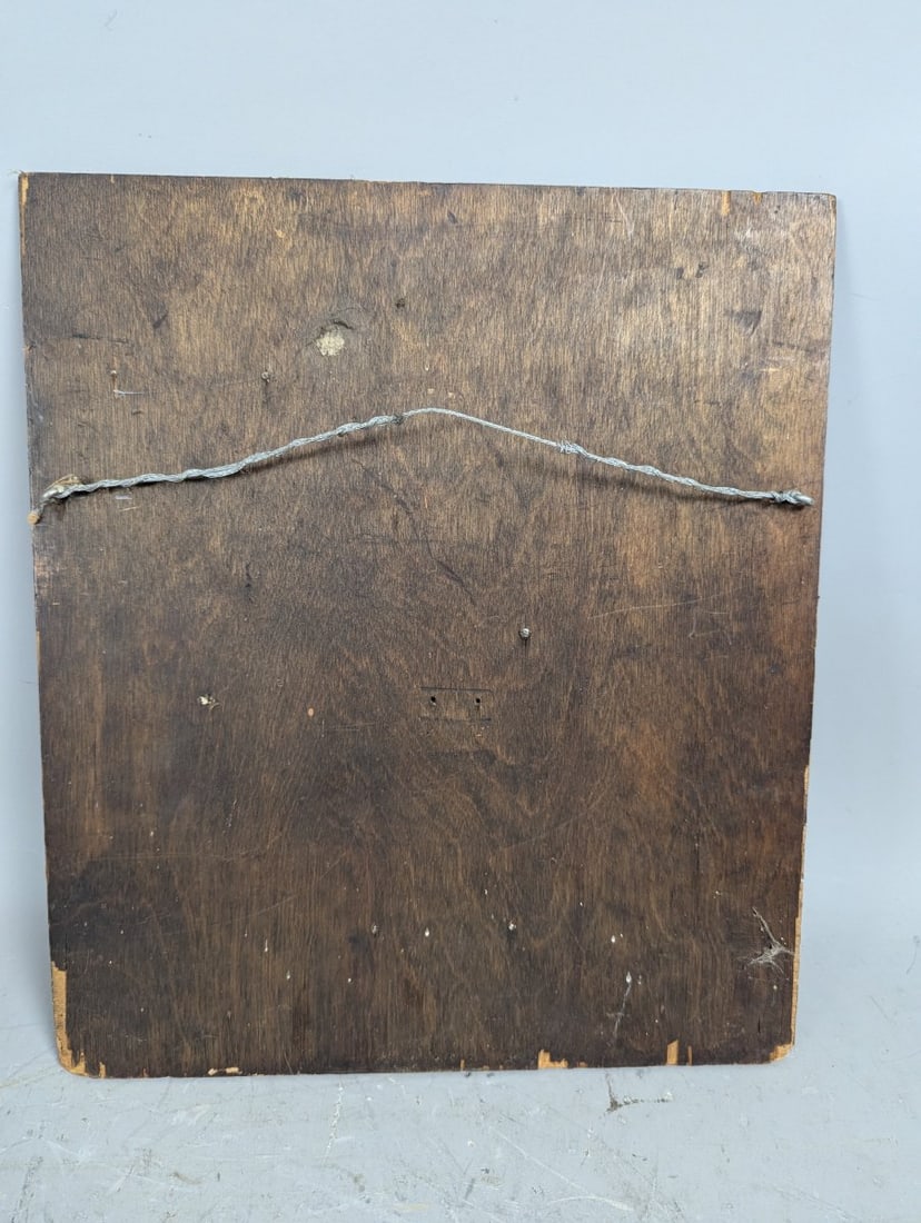 Vintage Village Blacksmith Promotional Knife Display Board with Seven Tools from Watertown WI - 6