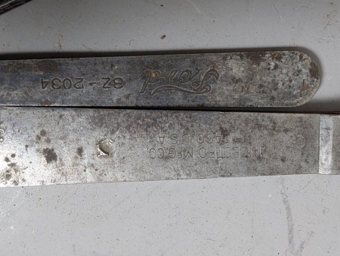 Vintage Automotive Wrench Collection Ford Indestro Ratcheting Specialty Tools - 2
