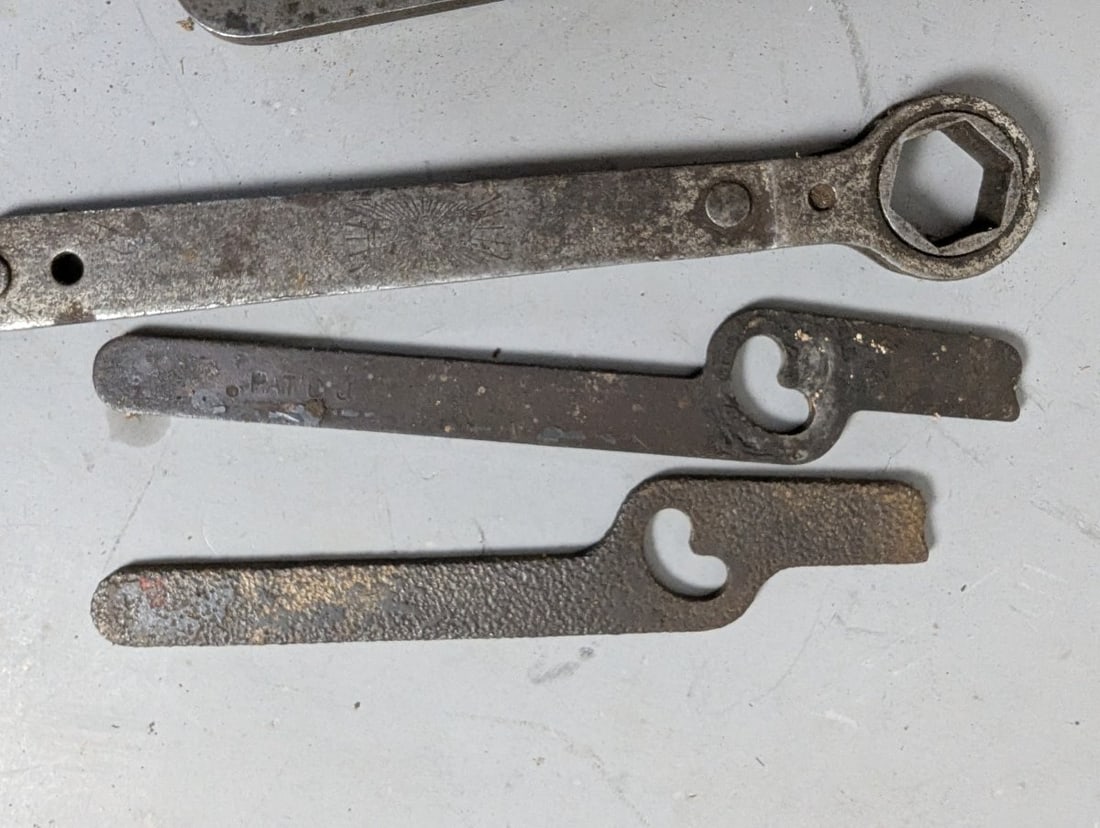 Vintage Automotive Wrench Collection Ford Indestro Ratcheting Specialty Tools - 3