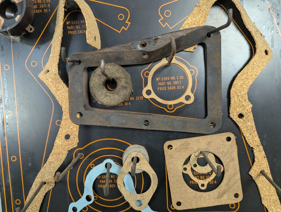 Antique McCord Gaskets for Fords Workshop Display Board Petroliana Model T Era - 4