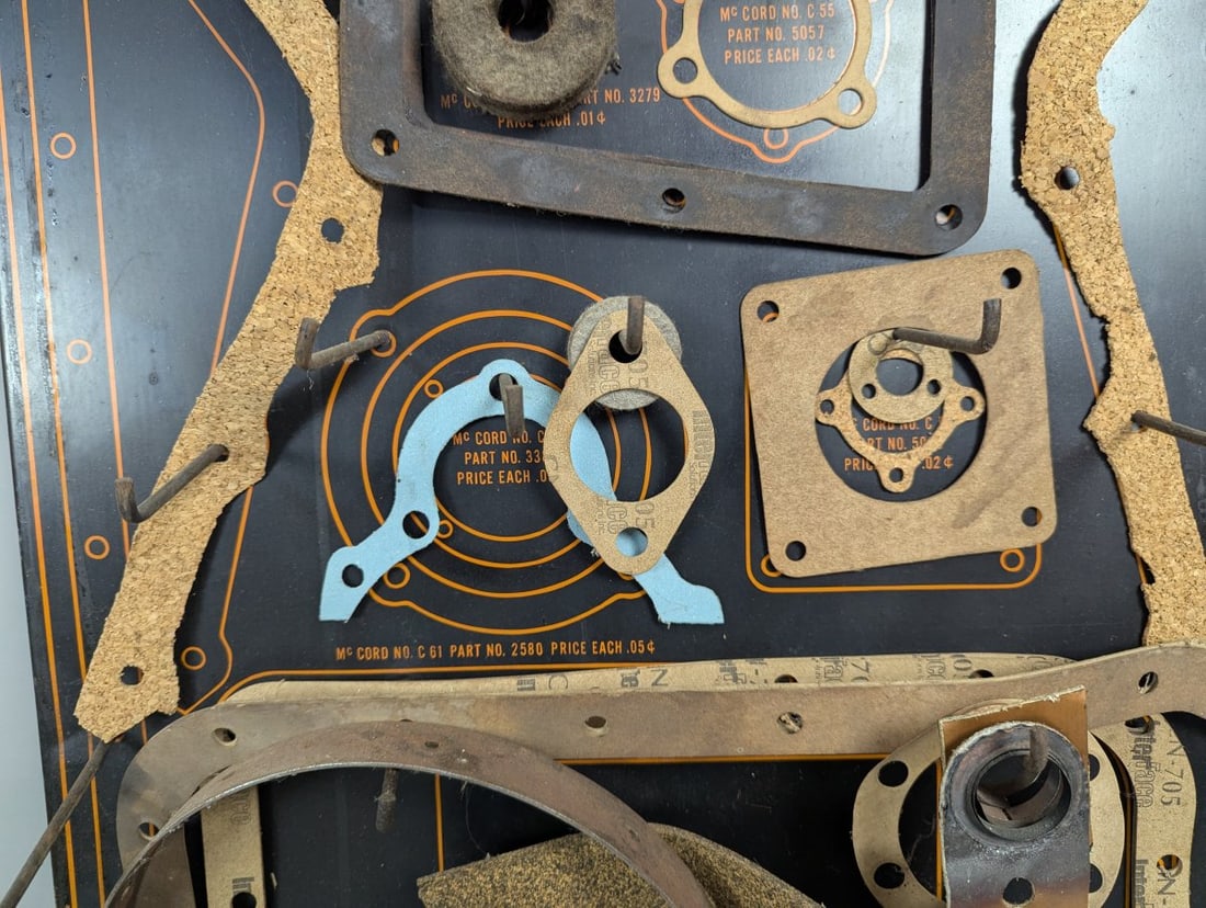 Antique McCord Gaskets for Fords Workshop Display Board Petroliana Model T Era - 5