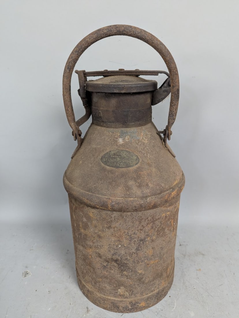 Vintage Standard Oil Co Indiana 5 Gallon Liquid Measure Can Collectible Petroliana (1 of 6)