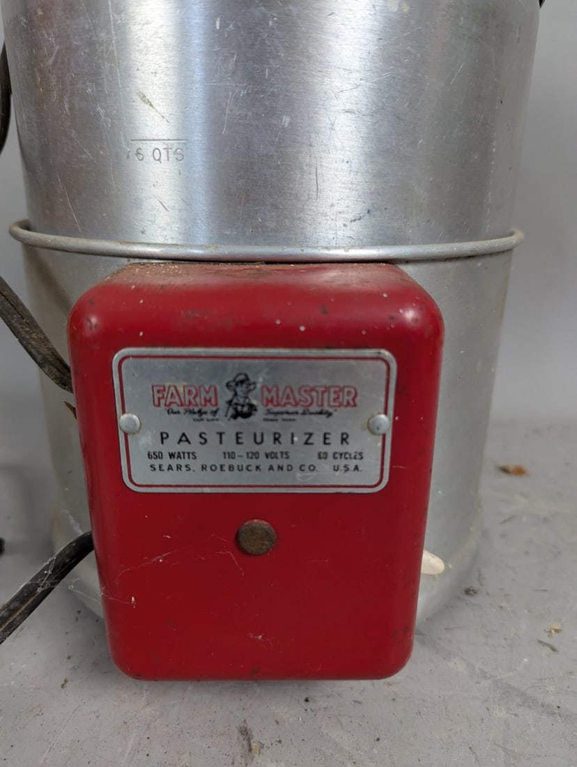 Vintage Farm Master 6-Quart Electric Pasteurizer by Sears Roebuck Rustic Decor - 2