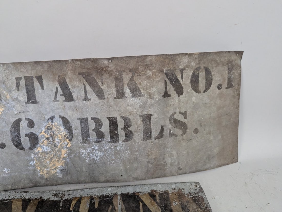 Vintage Industrial Galvanized Metal Signs for Decor Brewing Distillery Farmhouse Chic - 3