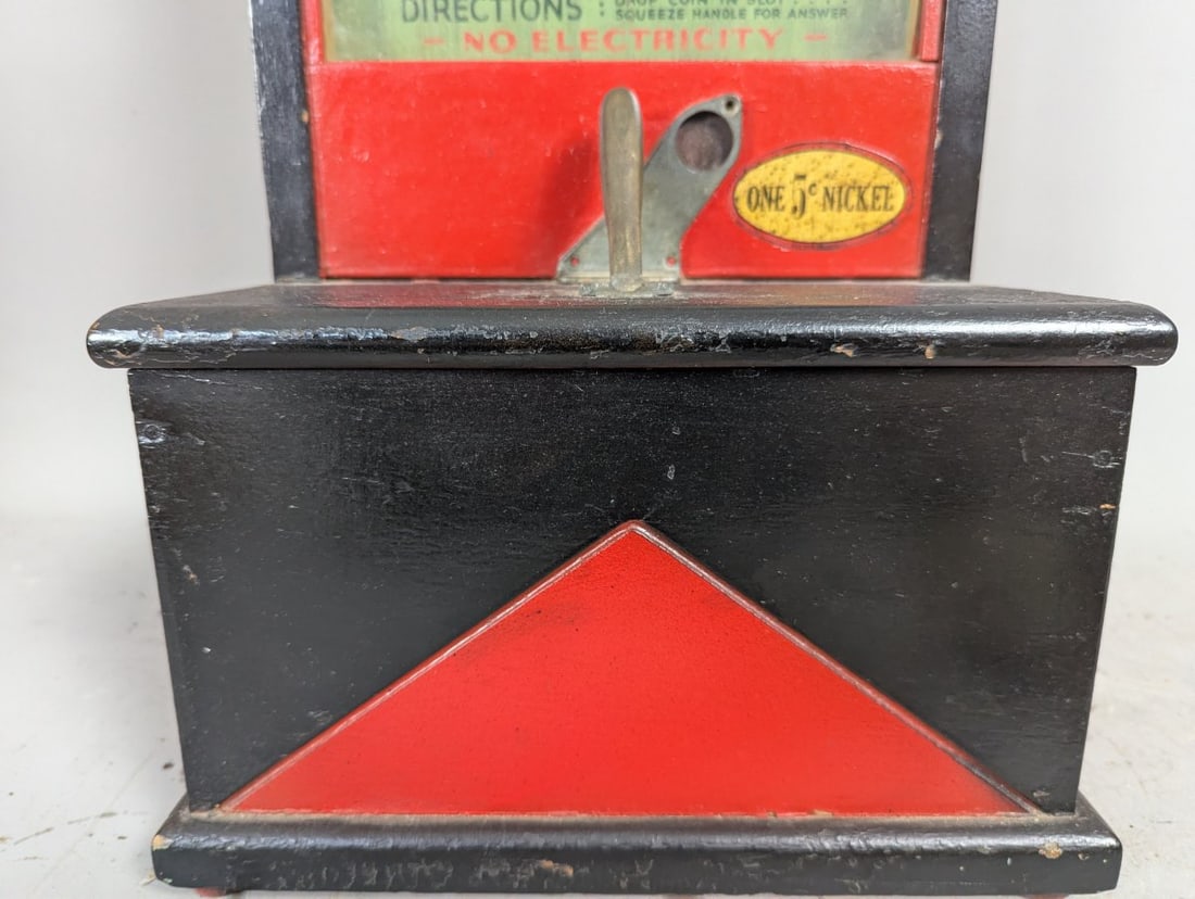 1930s ESCO Love Meter Coin-Operated Arcade Machine Vintage Collectible - 5