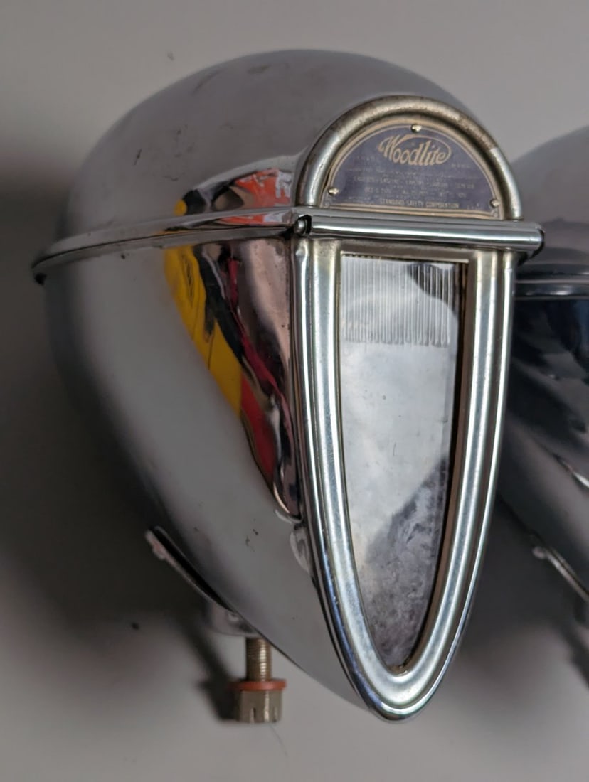 Pair of C 1930s Woodlite Headlights for Ruxton Jordan Specialty Cars Collectible - 5