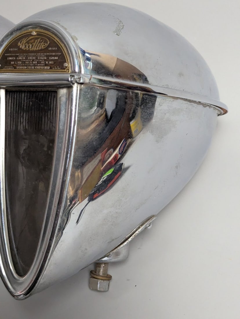 Pair of C 1930s Woodlite Headlights for Ruxton Jordan Specialty Cars Collectible - 6