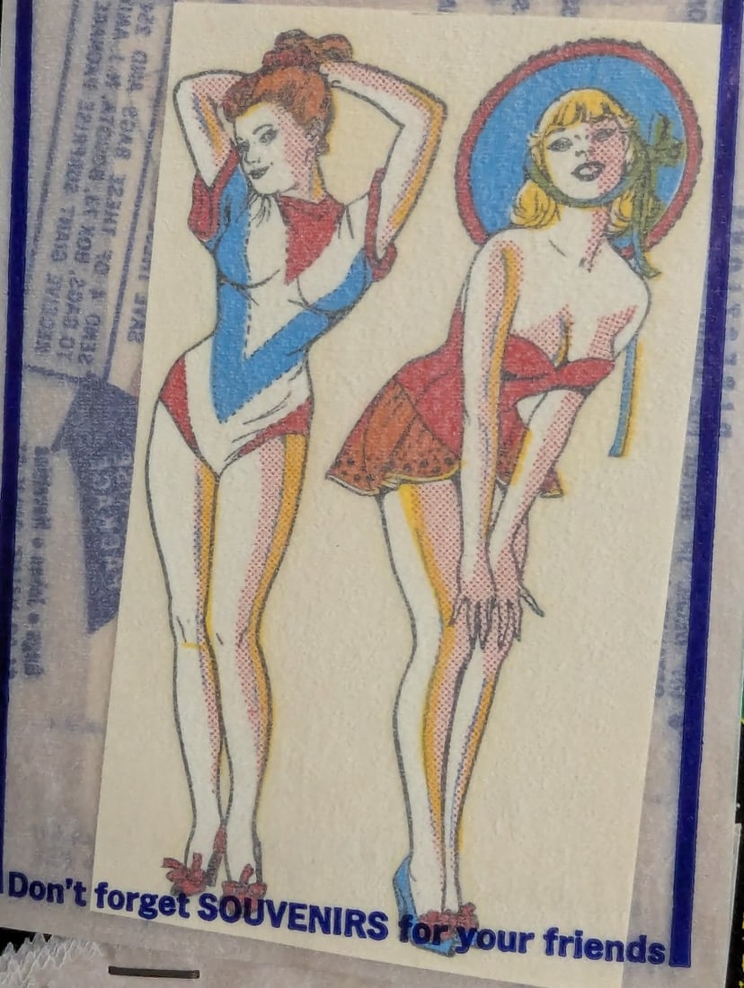 Vintage IMPKO Pin-Up Girl and Hot Rod Decal Store Displays Collectible Nostalgia - 6