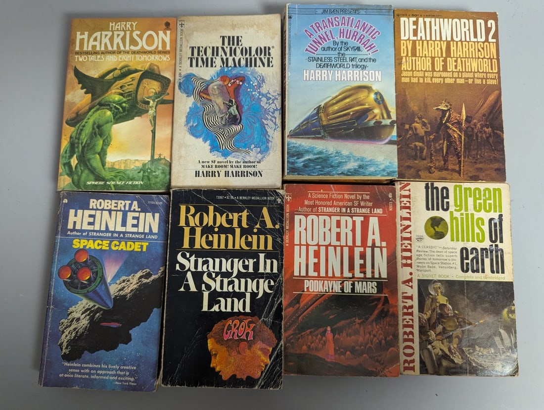 Classic Sci-Fi Collectibles by Roger Zelazny, Frank Herbert, Harry Harrison & Heinlein - 3