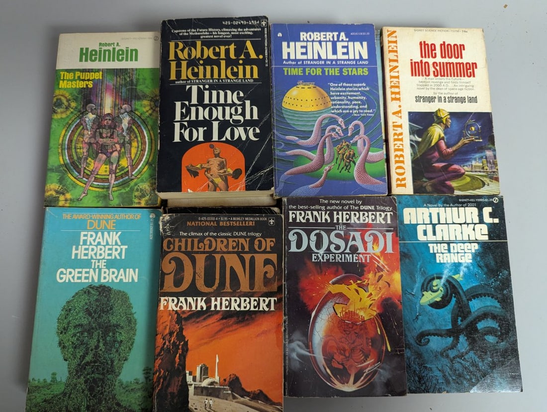 Classic Sci-Fi Collectibles by Roger Zelazny, Frank Herbert, Harry Harrison & Heinlein - 4