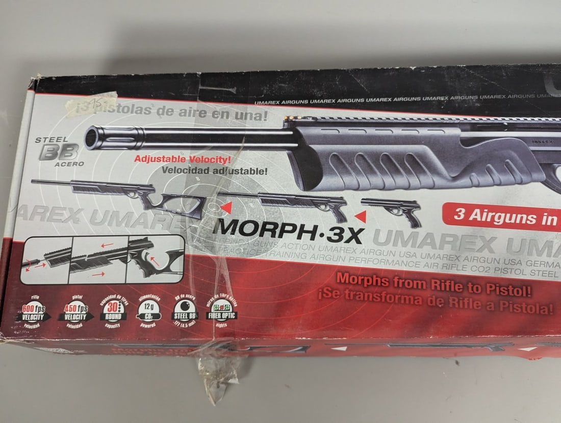 Umarex Morph 3X CO2 BB Airgun Kit Modular Pistol and Rifle Configuration - 6