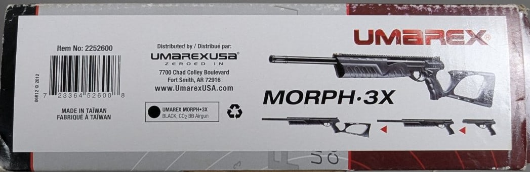 Umarex Morph 3X CO2 BB Airgun Kit Modular Pistol and Rifle Configuration - 7
