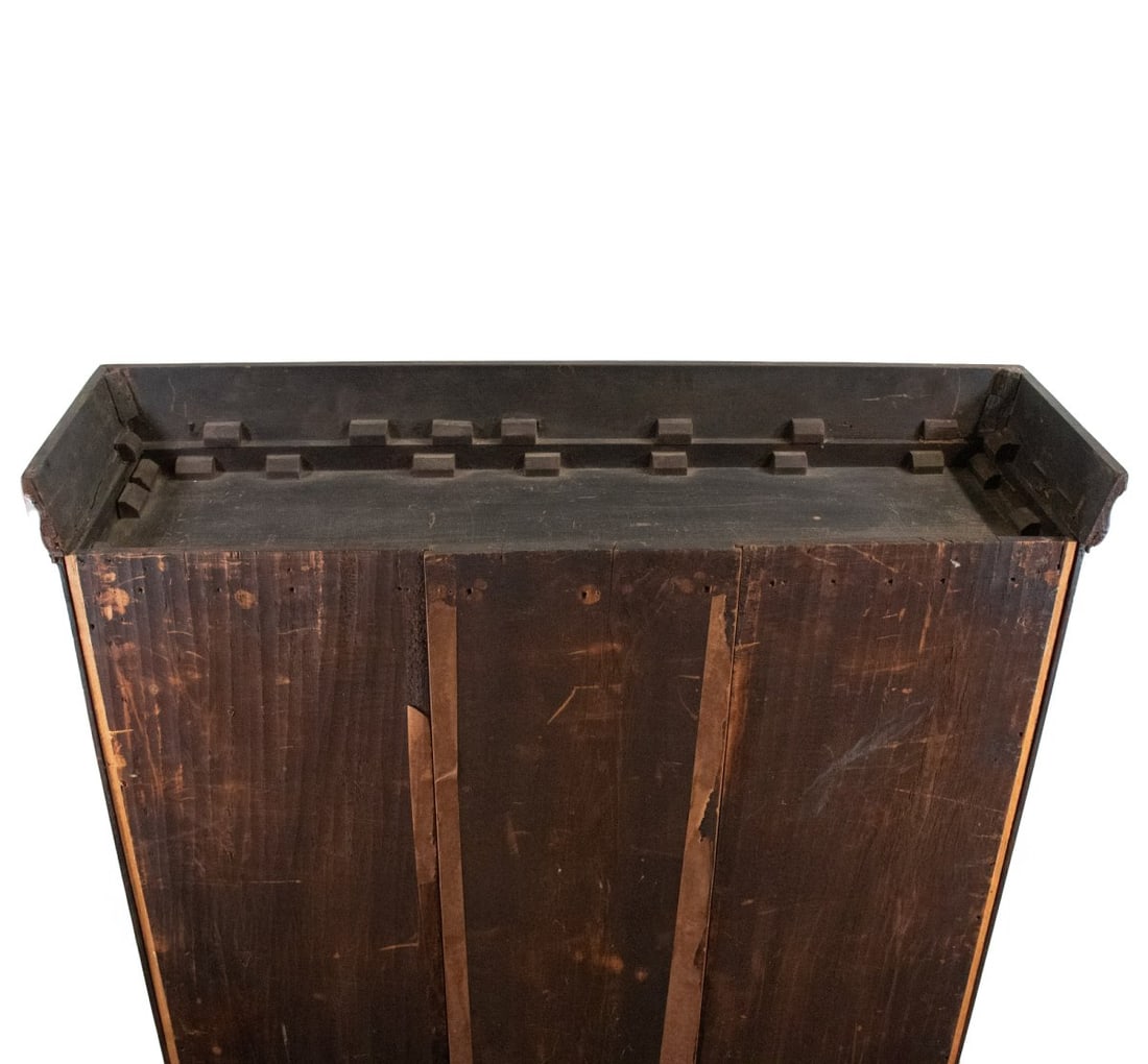 Late 19th Century English Sheraton Style Walnut Secretary with Chippendale Influences - 10