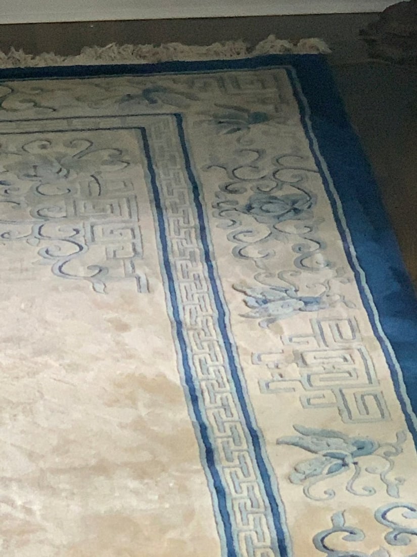 Exquisite Custom Oriental Wool Rug from Hong Kong Unique Design 12x18 Decor - 10