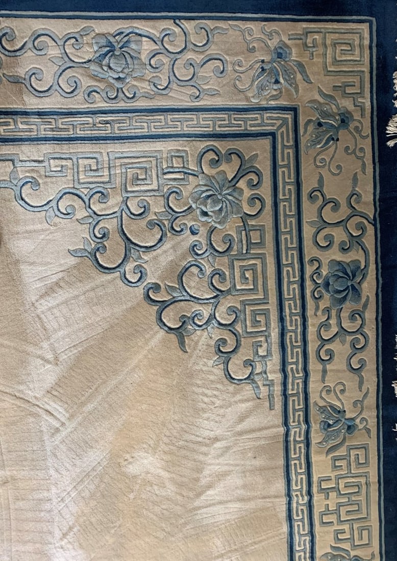 Exquisite Custom Oriental Wool Rug from Hong Kong Unique Design 12x18 Decor - 4